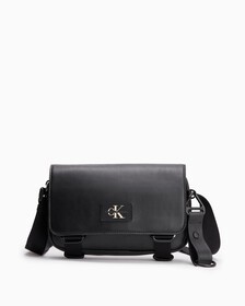 Tagged Flap Camera Bag 22Cm, BLACK, hi-res
