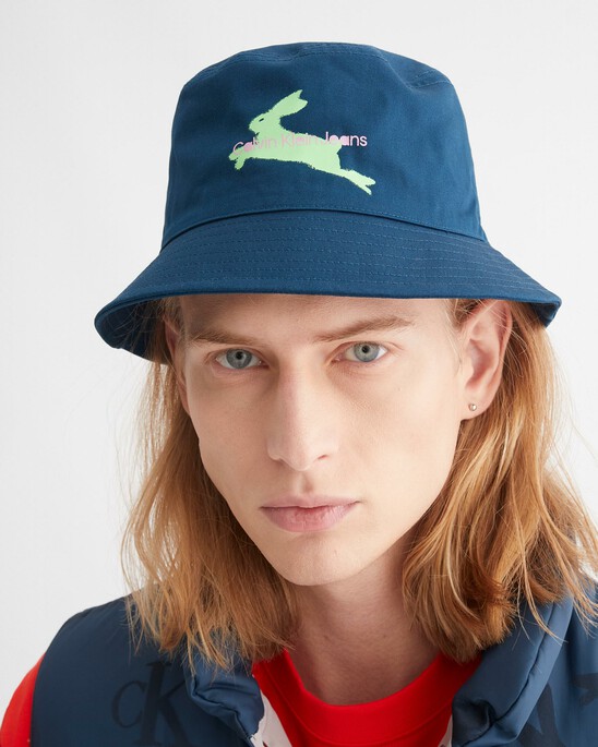 YEAR OF THE RABBIT REVERSIBLE BUCKET HAT