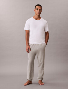 CK Black Cotton Stretch Tee, White, hi-res