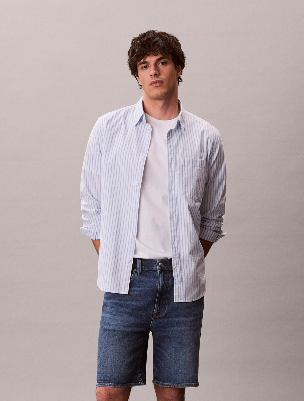 Slim Denim Short, HAMPTON, hi-res