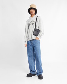 Cotton Twill Monogram Bucket Hat, CORNSTALK, hi-res