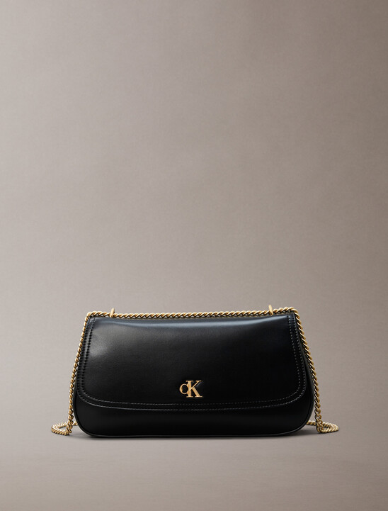 Monogram Logo Hardware Chain Shoulder Bag