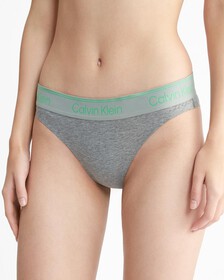 Athletic Cotton Tanga, Medium Grey Heather, hi-res