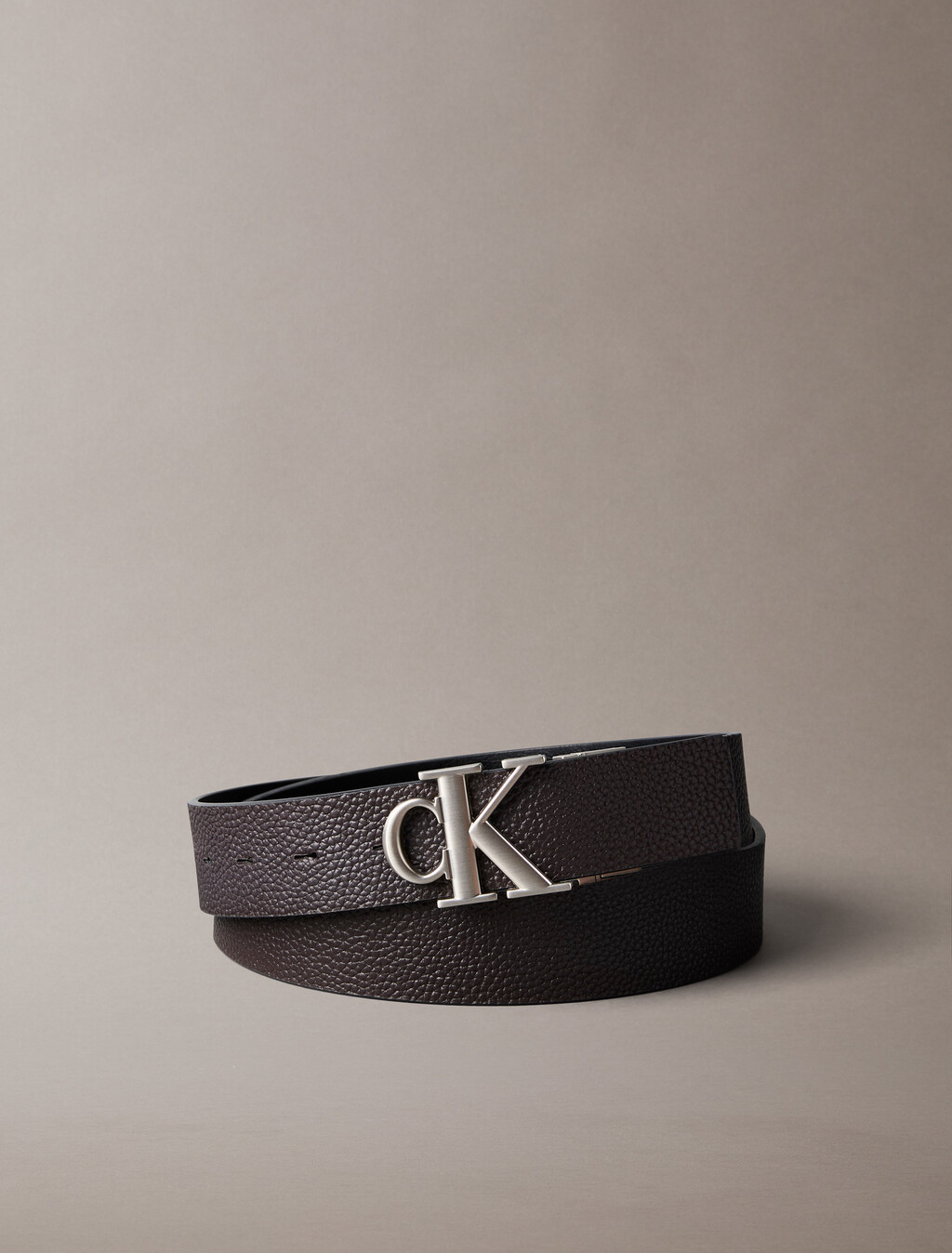 CK BCKL TMBLD 35MM ABlck/CK Drk Brw, Black/CK Dark Brown/Brushed Nickel, hi-res