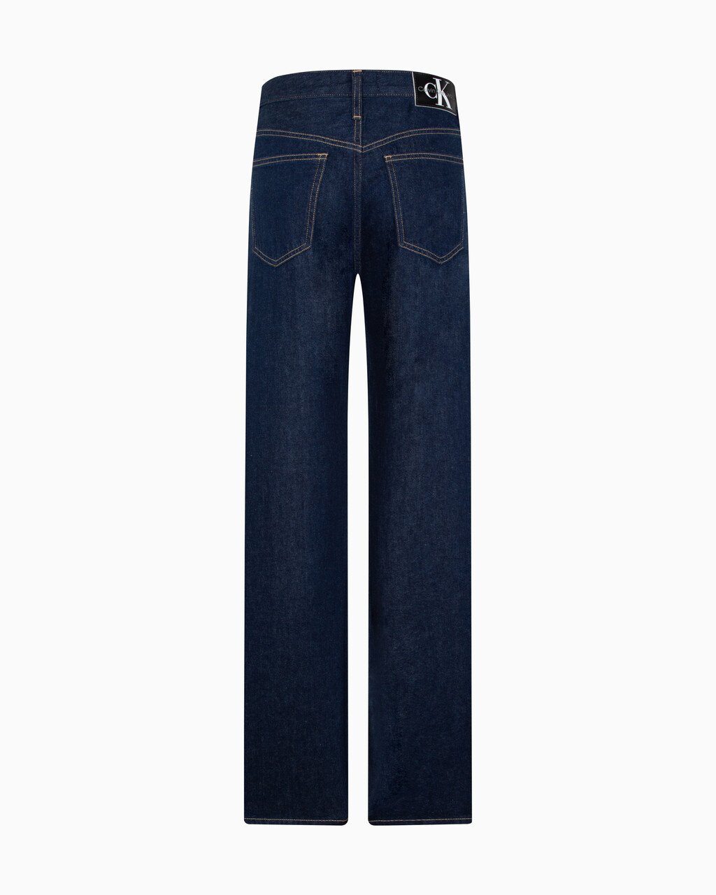 Linen Wide Leg Jeans, Denim Rinse, hi-res