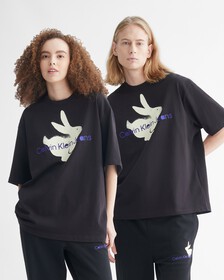 Year Of The Rabbit Relaxed Fit Tee, CK BLACK, hi-res