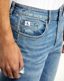 CLIMATE TECH BODY SKINNY JEANS, Light Blue Dstr, hi-res