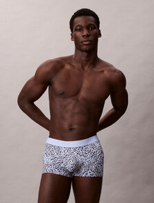 Low Rise Trunks - CK Black, ACUTE PRINT_FORGED IRON, hi-res