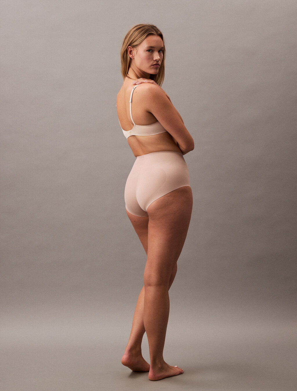 Stay-Put Stretch Brief, Cedar, hi-res