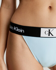 CK1996 High Waisted Bikini Bottoms, Keepsake Blue, hi-res