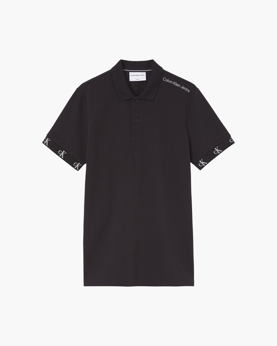 LOGO JACQUARD POLO