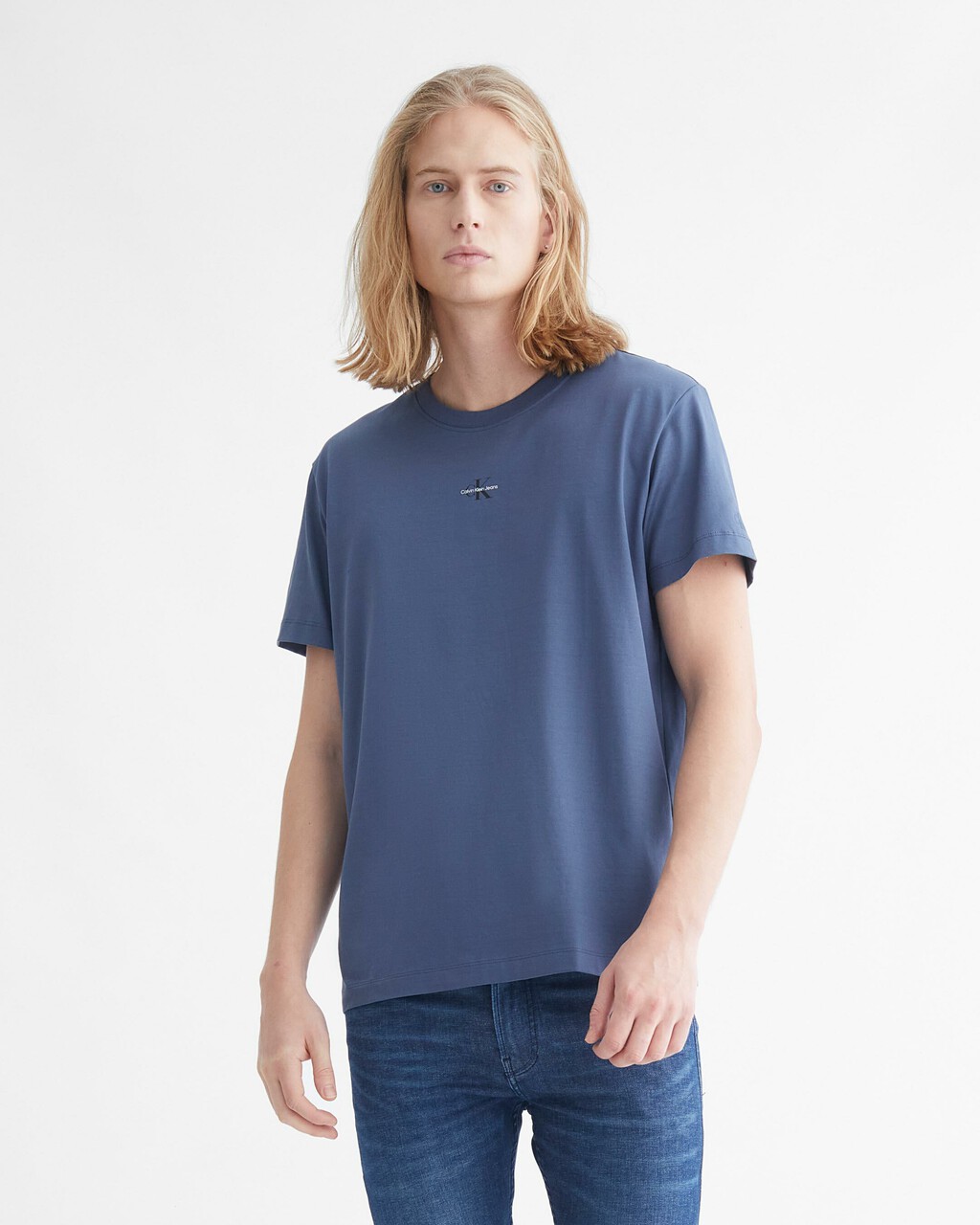 Micro Monologo Tee, AEGEAN SEA, hi-res