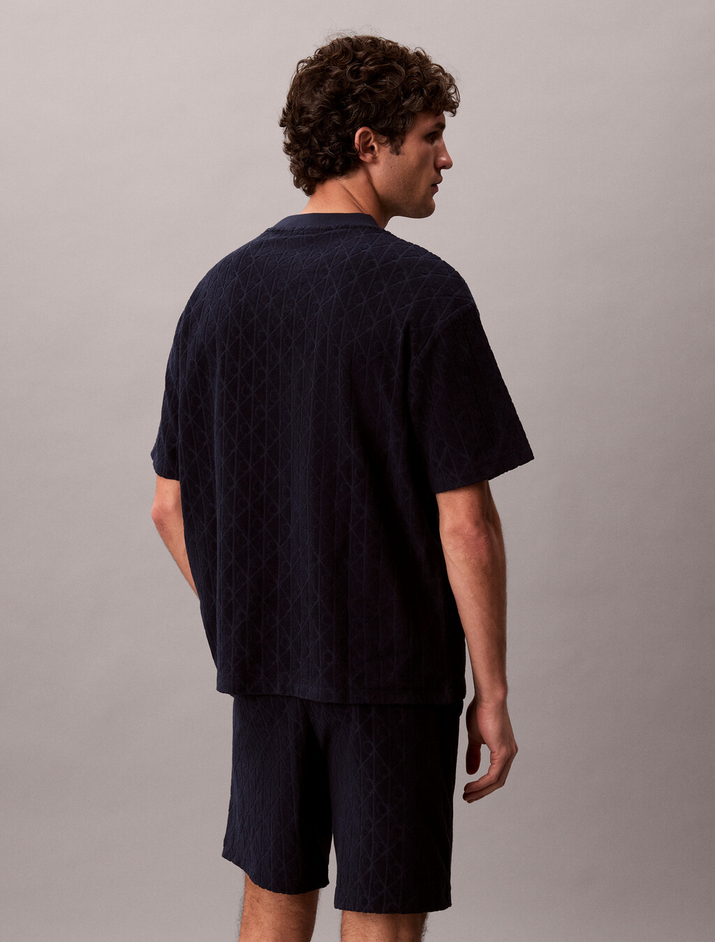 Emblem Logo Towelling T-shirt, Dark Sapphire, hi-res