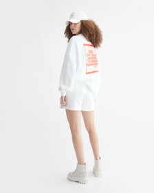 Hybrid Comfort Back Slogan Sweatshirt, Bright White, hi-res