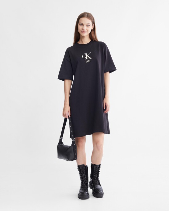 Varsity Relaxed Tee Dress