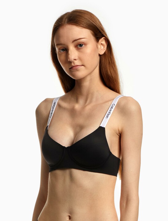 Tailored Logo Lightly Lined Wirefree Bra