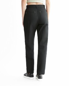 Pleated Straight Chinos, Ck Black, hi-res