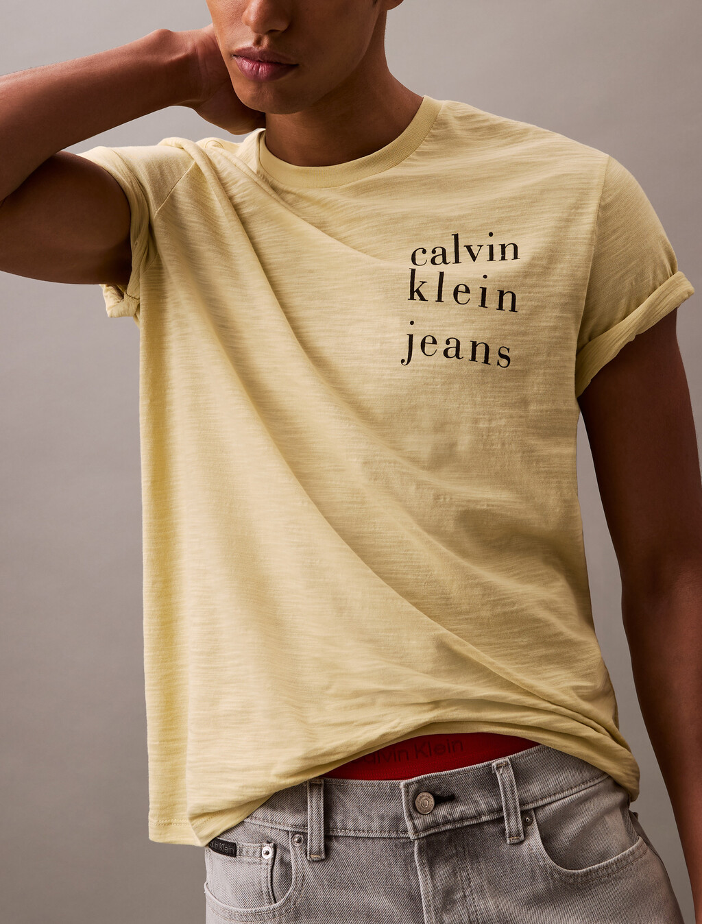 Logo T-shirt, Hay, hi-res
