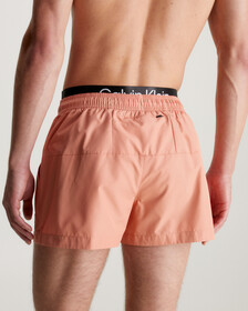 Steel Double Waistband Swim Shorts, Clay Pink, hi-res