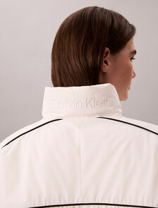 Piped Down Jacket, Ivory, hi-res