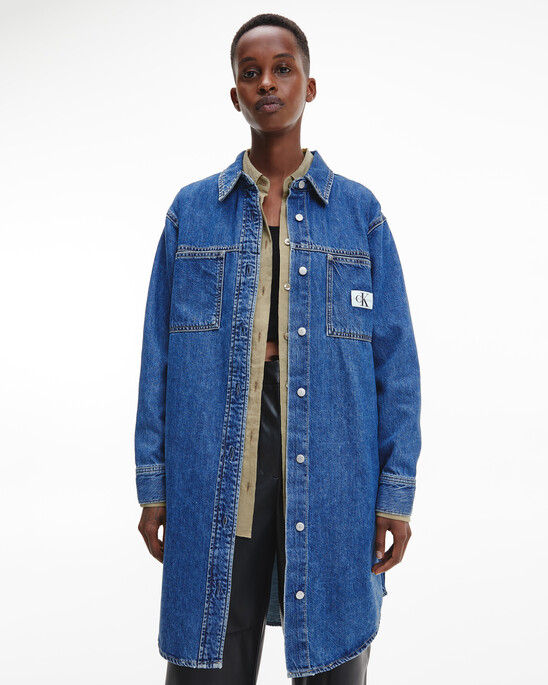 UTILITY DENIM SHIRT DRESS