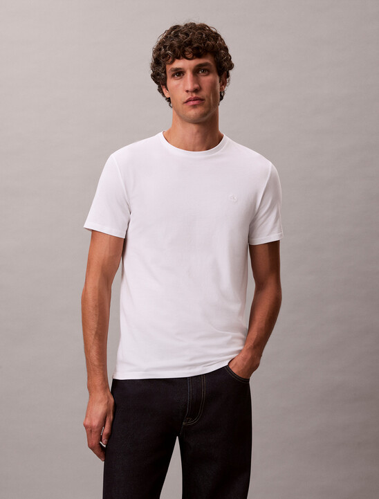 Stretch Cotton Slim Tee