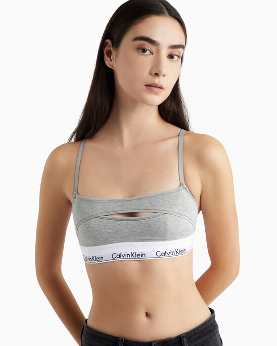 Modern Cotton Deconstructed Lightly Lined Bralette