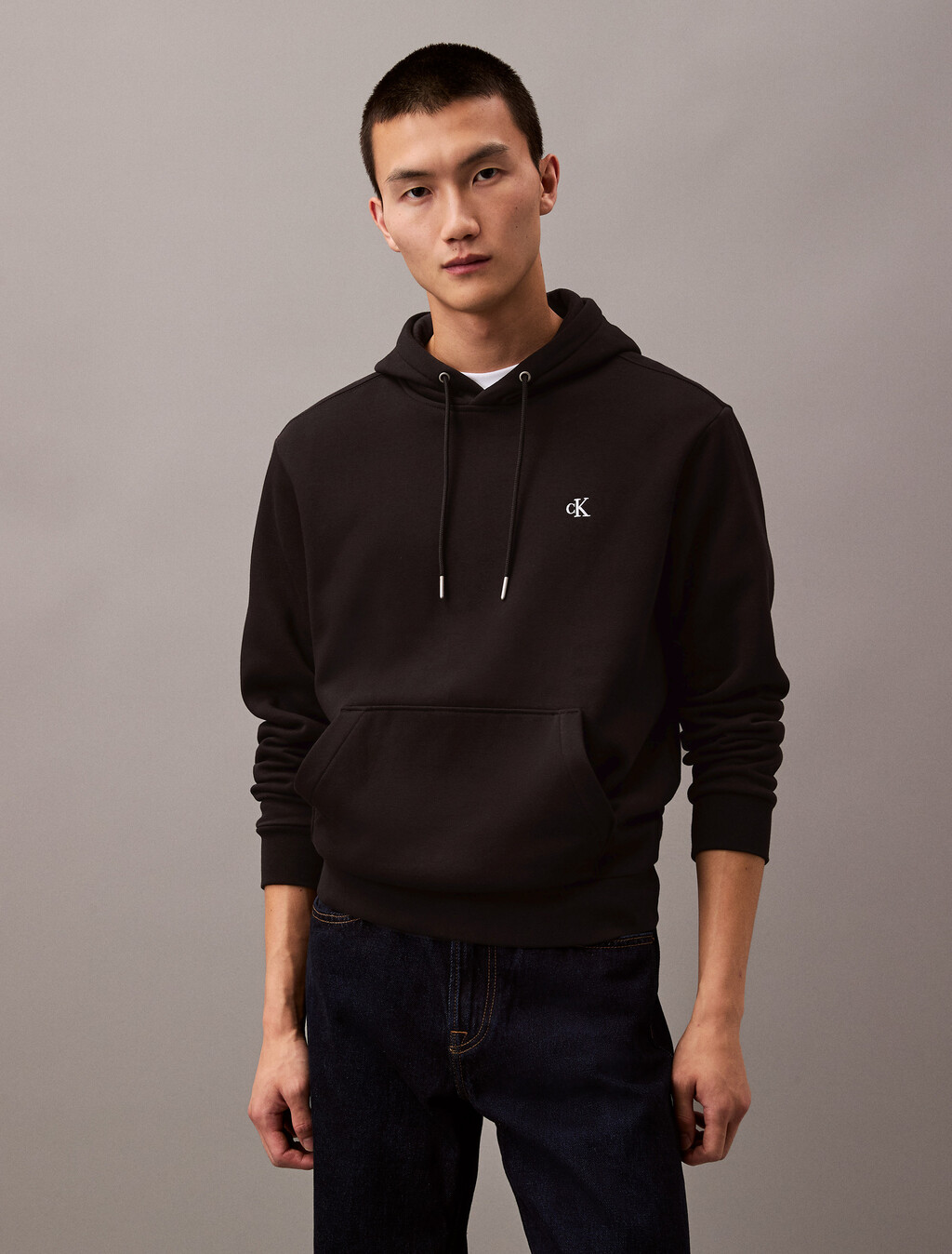 Archive Logo Fleece Hoodie, Black Beauty, hi-res