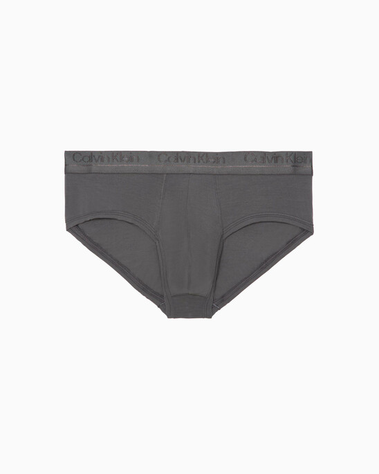 CK BLACK SILK KNIT HIPSTERS BRIEFS