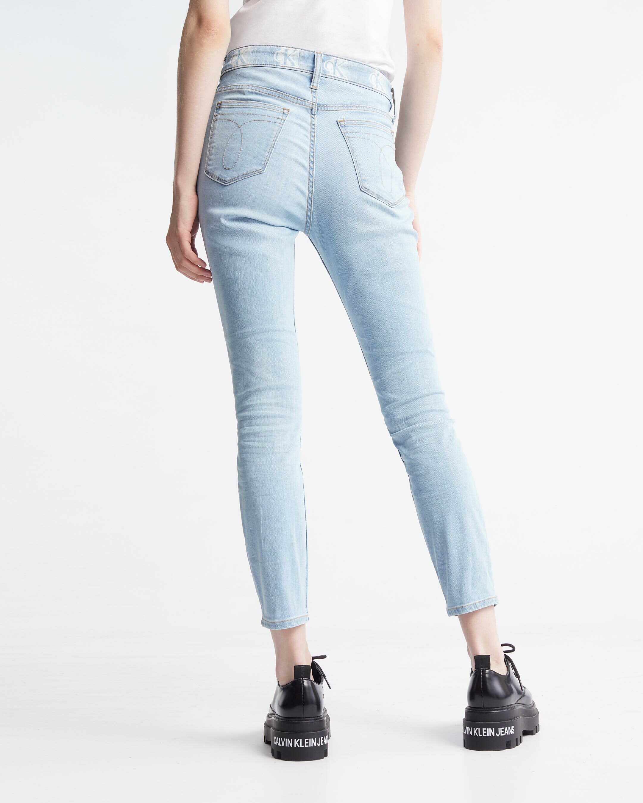 Calvin klein mid rise skinny ankle on sale jeans