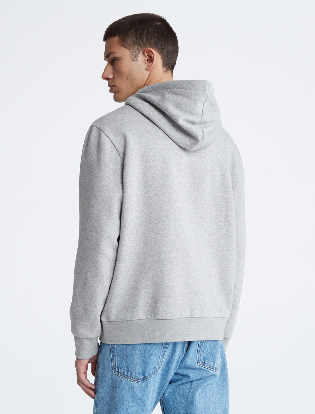 Archive Logo Fleece Hoodie, Heroic Grey Heather, hi-res