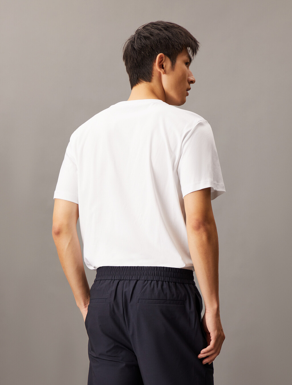 UV Protect Smooth Cotton Tee, Bright White, hi-res