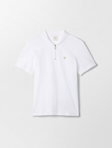 Lunar New Year CK Emblem Slim Polo, Brilliant White, hi-res