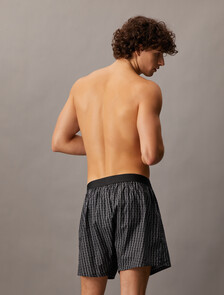 1966 Fashion Lounge Traditional Boxers, CRESCENT PRINT_ASH, hi-res