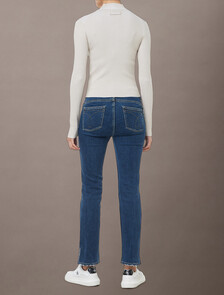 Sculpted Knit Zip Up Cardigan, Island Fossil, hi-res