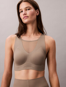 Invisibles Medium Support Mesh Bra, Captivating Gray, hi-res