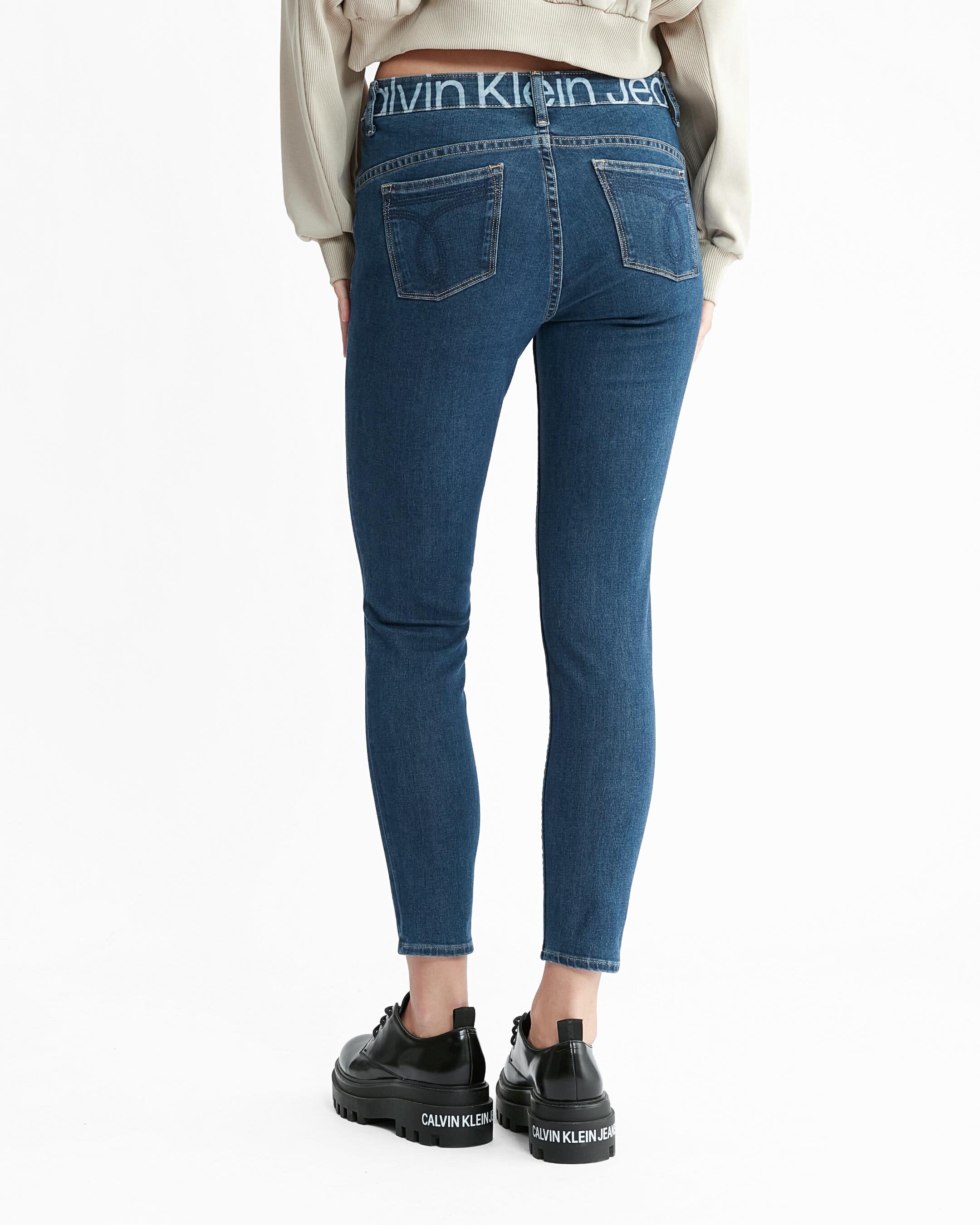 Calvin klein women's stretch jeans deals