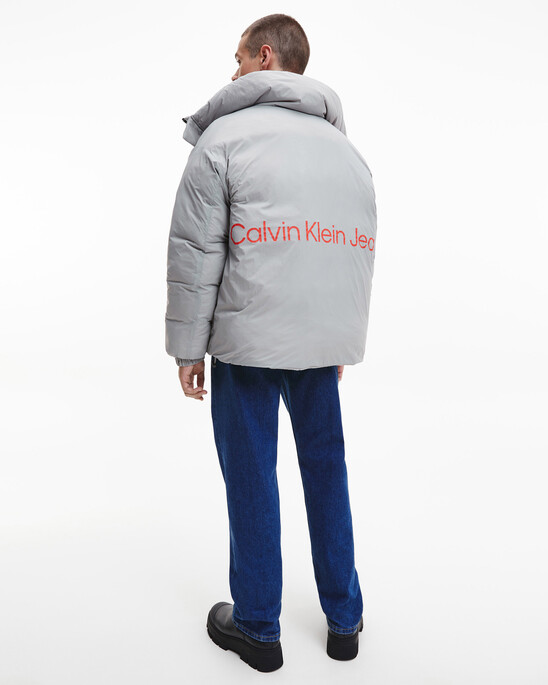 Quilted Puffer Jacket With Removable Sleeves
