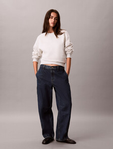 Relaxed Cargo Barrel Jeans, AUTUMN DUSK, hi-res
