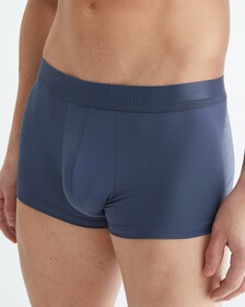 CK Black Low Rise Trunks, Blue Edge, hi-res