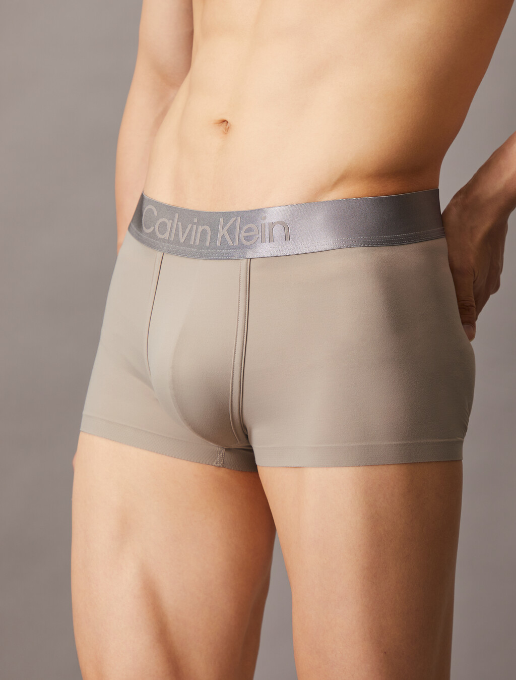 Brushed Microfiber Stretch Low Rise Trunk, Atmosphere, hi-res