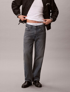 90s Straight Jeans, BLUE ASH STONE, hi-res