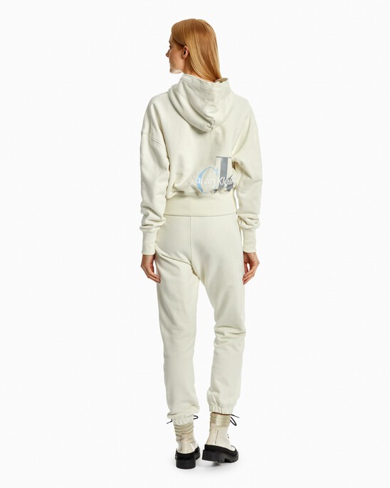 TWO TONE MONOGRAM HOODIE
