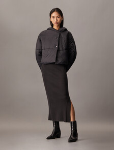 Heavyweight Puffer Jacket, Black Beauty, hi-res