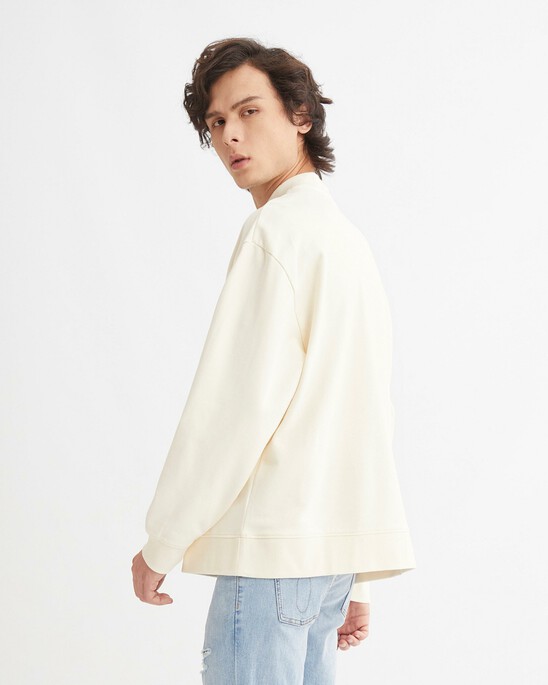 UNISEX RELAXED COTTON TERRY SWEATSHIRT