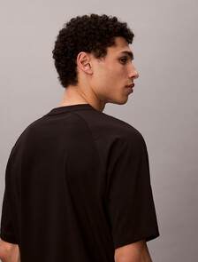 Performance Cotton Blend Gym T-shirt, Black, hi-res