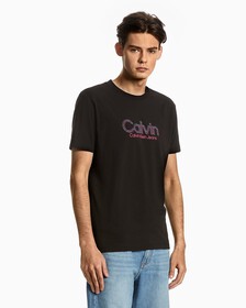 NEON CALVIN SLIM TEE, Ck Black, hi-res