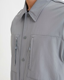 Premium Essentials Shacket, Overcast Grey, hi-res