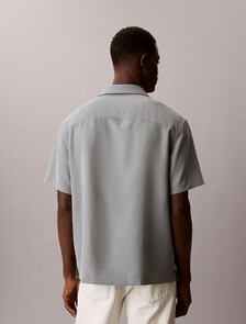 Soft Modal Short Sleeve Shirt, Frosted Spruce, hi-res