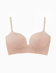 Invisibles Push Up Plunge Bra, Summer Taupe, hi-res